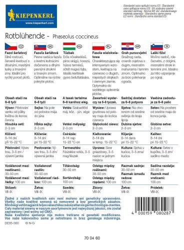 Tűzbab Rotblühende