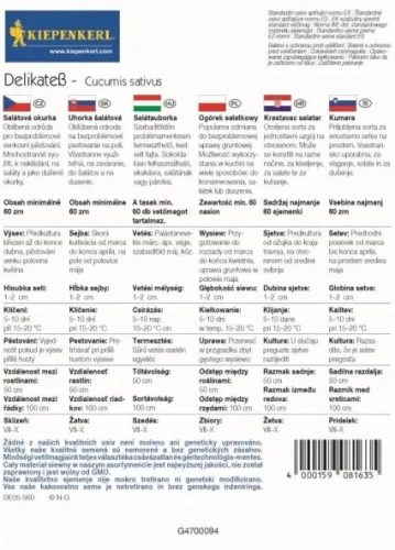 Uborka (saláta- és berakó) Delikateß