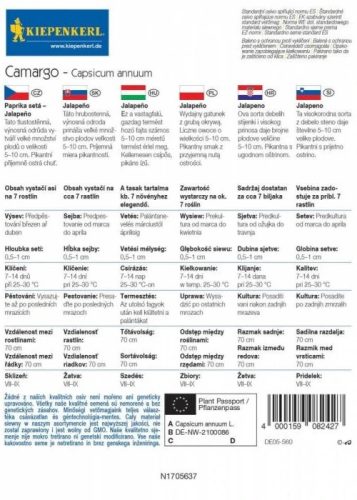 Chili paprika (jalapeno) Camargo