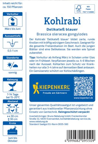 Karalábé Delikateß blauer